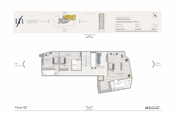 The Residence Al Habtoor Grand Floor Plans